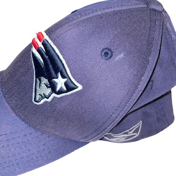 Reebok New England Patriots Hat Cap NFL Football Pats OS Cotton Boston Headwear - Picture 3 of 10